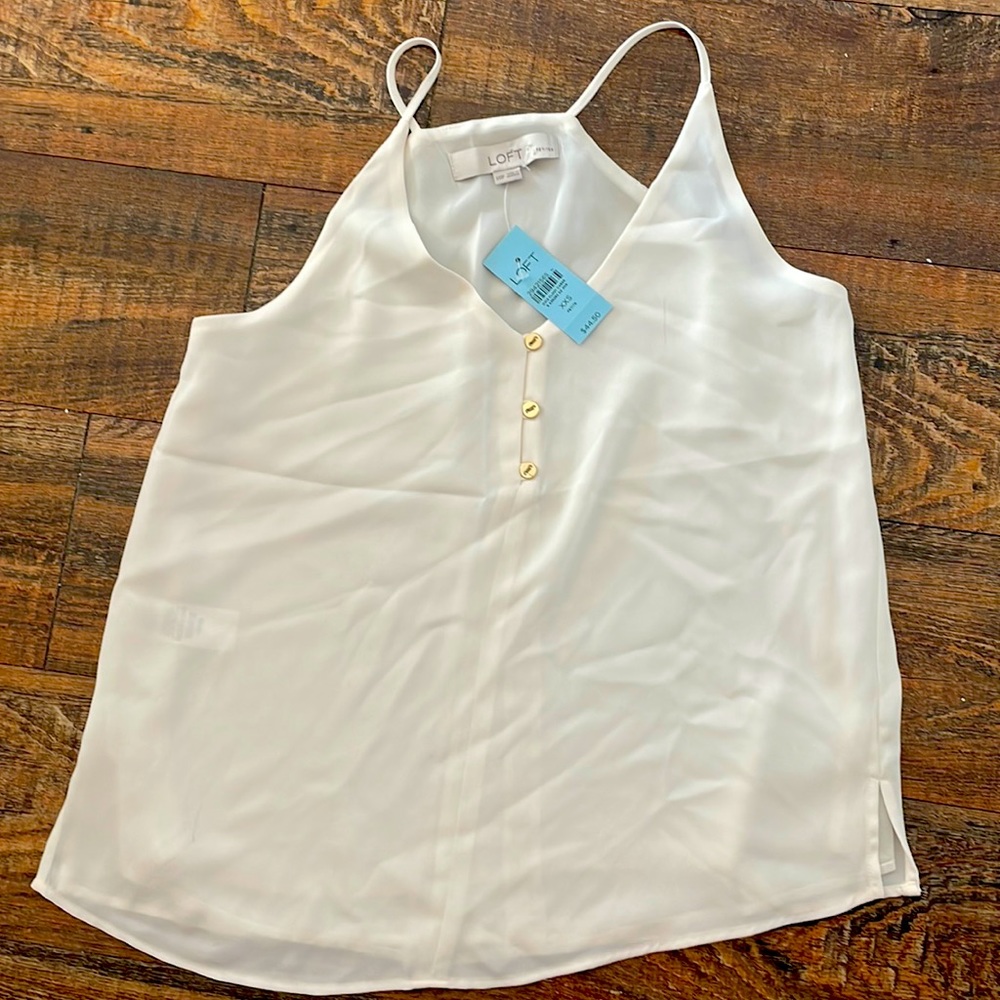 Loft cream blouse size XXS